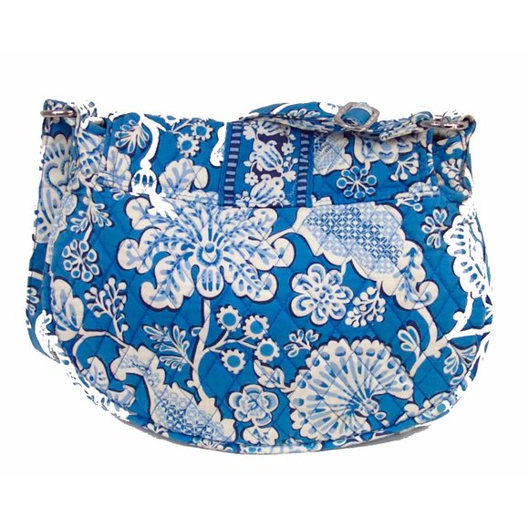 Blue and White Vera Bradely Purse - Picture 3 of 6